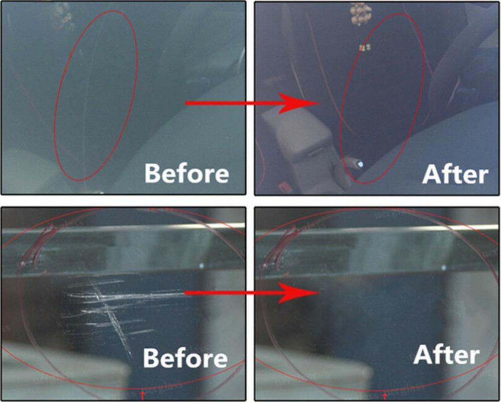 Sada na leštění skel automobilů 4 OZ Prášek na leštění skel hodinek s oxidem ceru Sada na leštění skel, oken a zrcátek automobilů