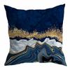 Blue Abstract Marble Print Pillowcase Sale Peach Leather Velvet Home Pillow Sofa Cushion Cover