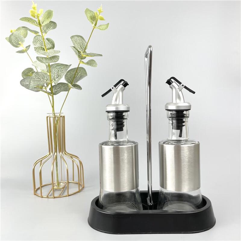 OEING Glass Tabletop Seasoning & Condiment Set