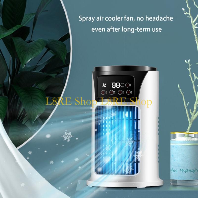 L8RE Portable Air Coolers 300ml Mini Air Conditioner With 6 Speed 6H Timer