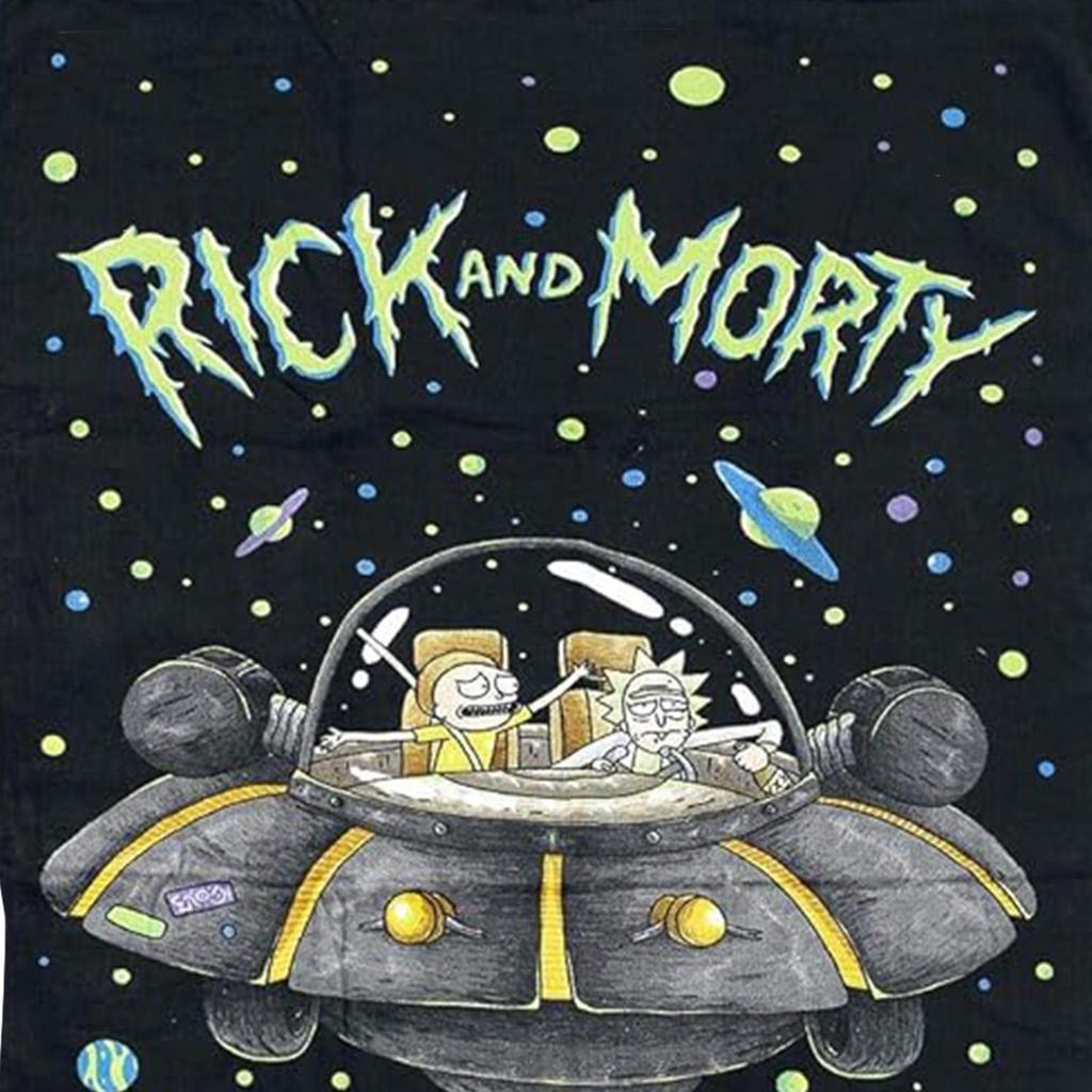 Rick And Morty UFO Towel