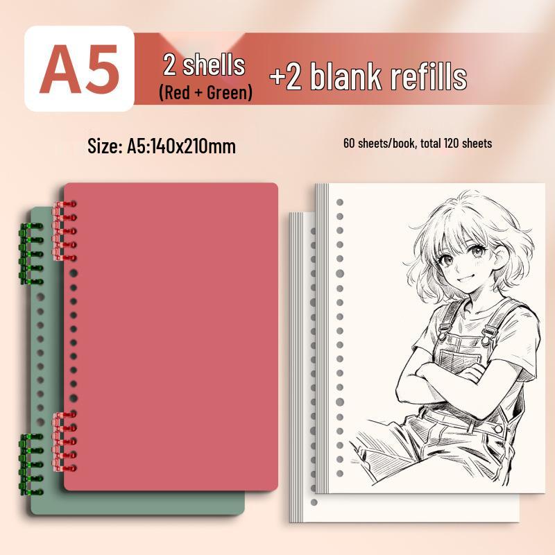 Morandi Detachable Student Sketchbook - Thick, Comfortable, Colorful Art Drawing Pad