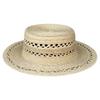 French Sweet Hand-Woven Raffia Flat Top Hat Women'S Summer Sunscreen Hollow Elegant Top Hat