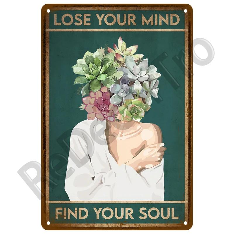 Outdoor Indoor Home Wall Decorative Plaque Plates Farm Birds Retro Tin Sign Gardening Metal Sign Vintage Metal Sign For Garden