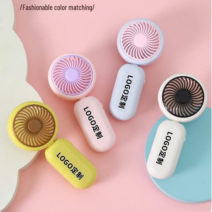 Little Bee Portable Silent Handheld Fan for Kids and Students, Rechargeable and Cute Desktop Fan