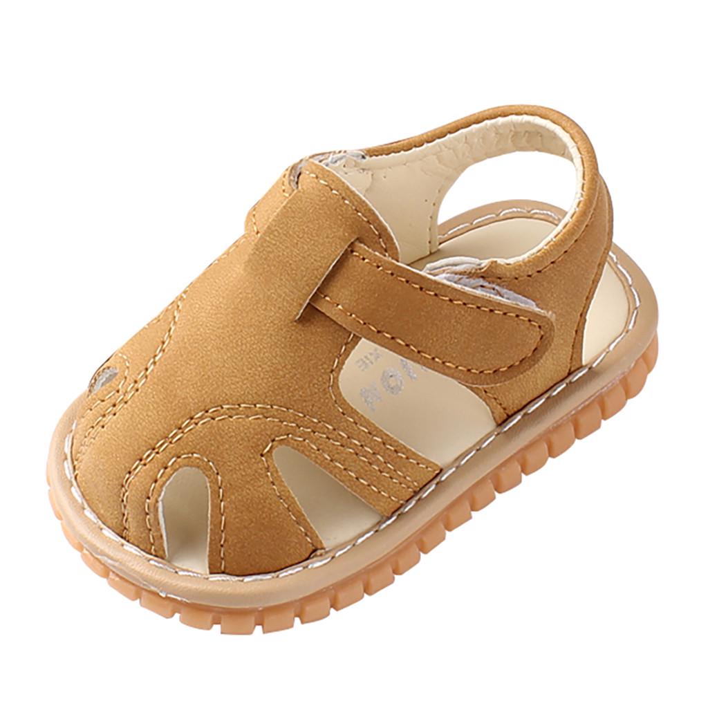 Newborn Baby Girls Boys Roman Shoes Sandals First Walkers Soft Sole Shoes