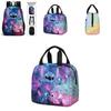 Lilo And Stitch Duplex Backpack Lightweight And Durable Schoolbag For Kids And Students