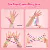 5-20pcs Rainbow Color Cradle Rope Finger Game Classic Rope Line Toy Rope Hand Rope Puzzle Game Create Toy Supplies
