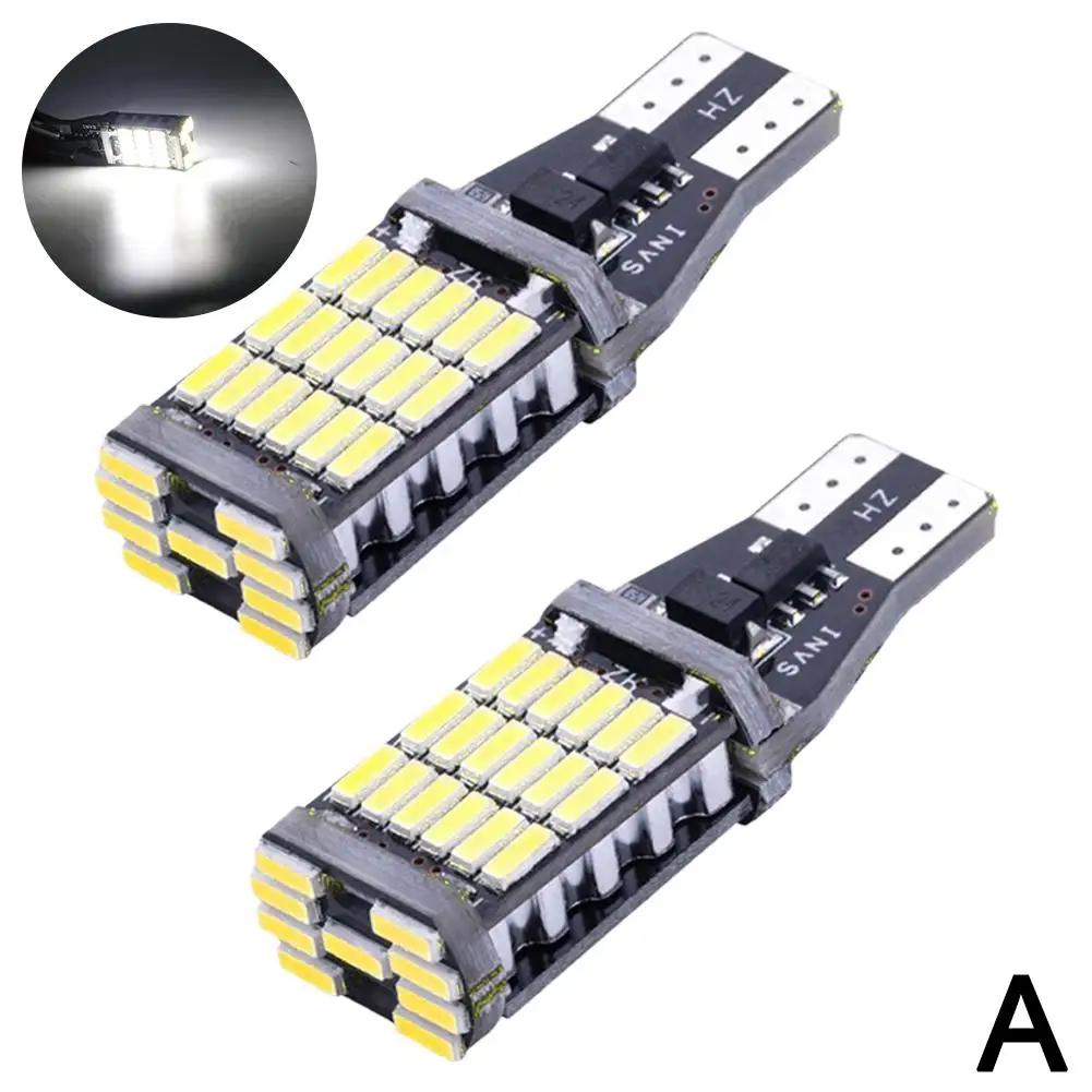 2PCS T15 W16W 921 912 T16 902 LED Bulbs High Power 4014SMD Super Bright 600LM Replace For Car Reversing Light White G8B3
