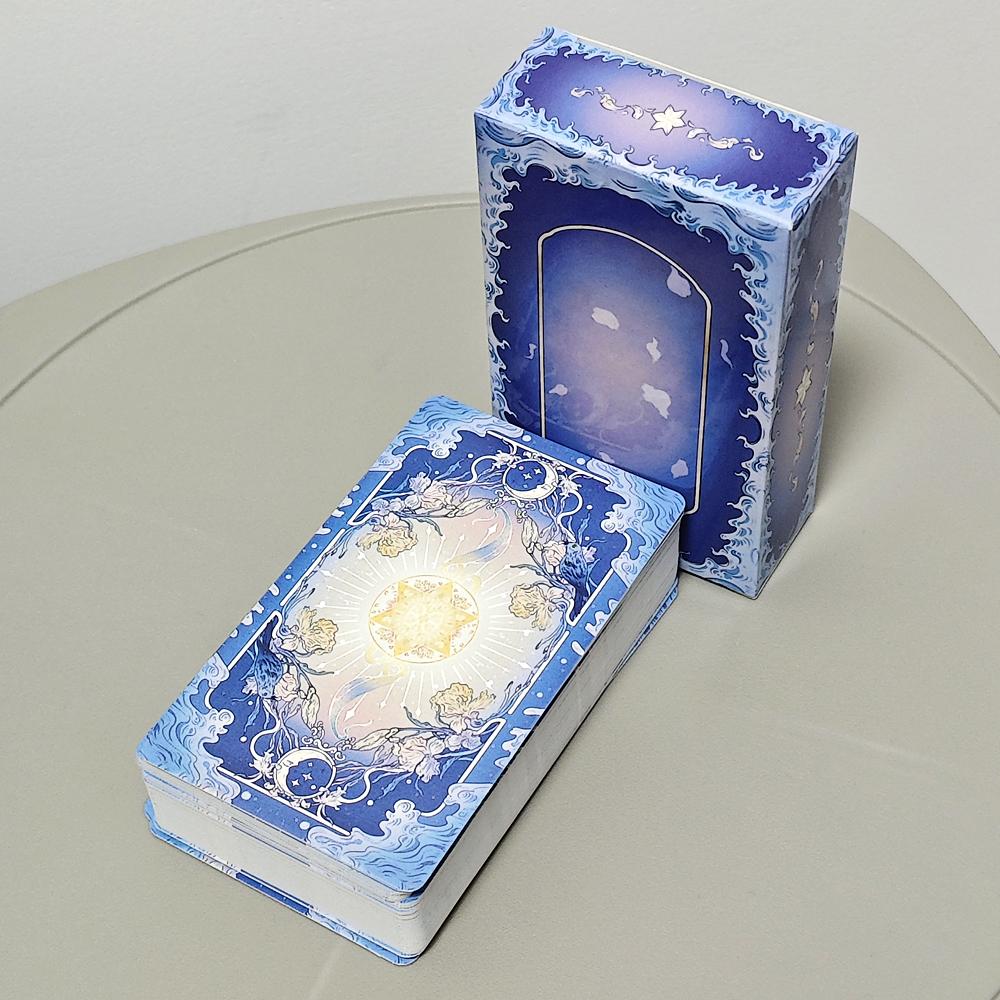 Silent Desolate Tarot Deck 78pcs Cartoon Cards Based on Rider System Board Game