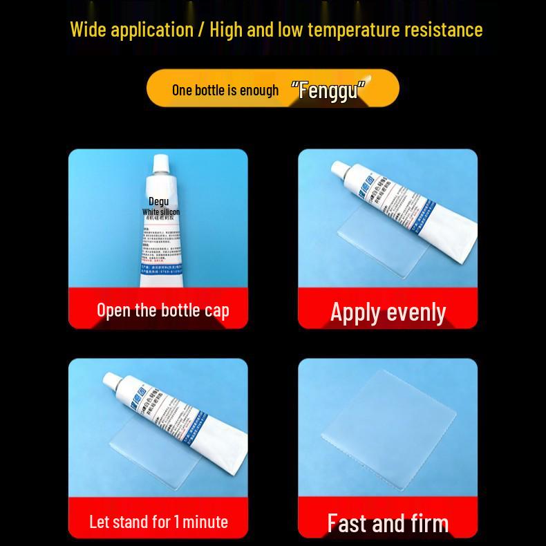 Multi-Purpose Adhesive Sealant for Electronics, Metal, Glass, and Plastic
