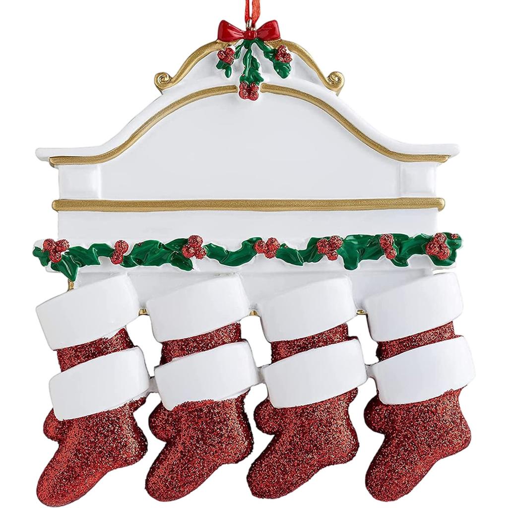 Christmas Ornaments Ornaments Red Socks Personalized Ornaments