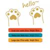 Cat Paw Pattern Wall Stickers for Living Room and Shop Windows
