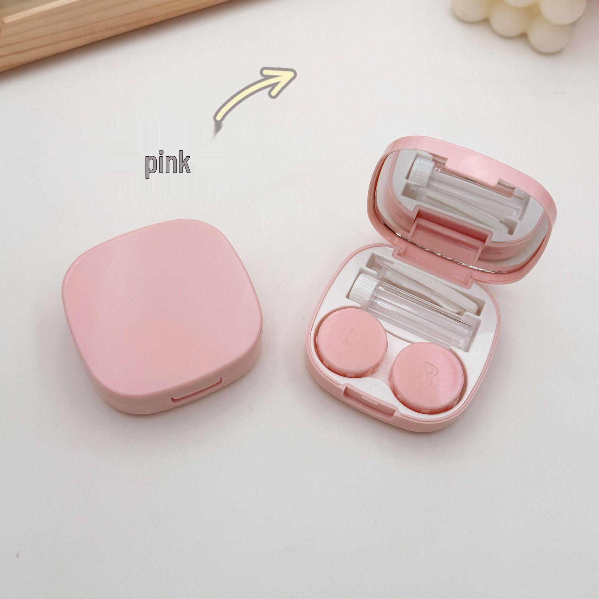 Mingtai Macaron Color Contact Lens Case – Portable & Convenient