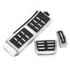 3PCS Accelerator Brake Reast Pedal Stainless Steel Replacement for A4 B8 S4RS4 LHD Automatic