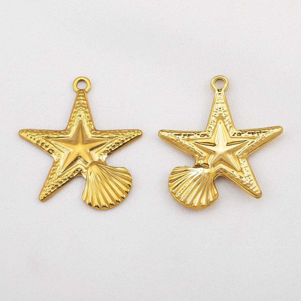 5pcs Stainless Steel Large Sun Star Moon Charms for DIY Women Necklace Bracelet Earrings Pendant Jewelry Craft Making Supplies
