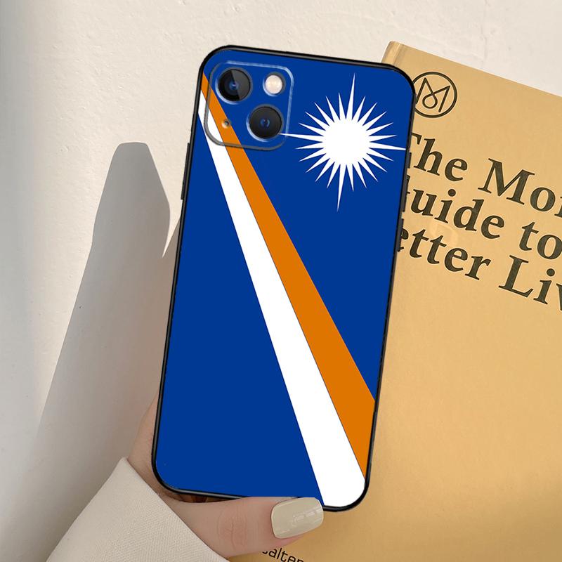 Marshall Islands Flag Phone Case For iPhone 17 16 15 14 13 12 11 Pro Max mini XR 16e 15 16 Plus 17 Air Full Cover