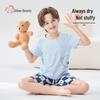 Boys' Summer Thin Cotton Pajama Set