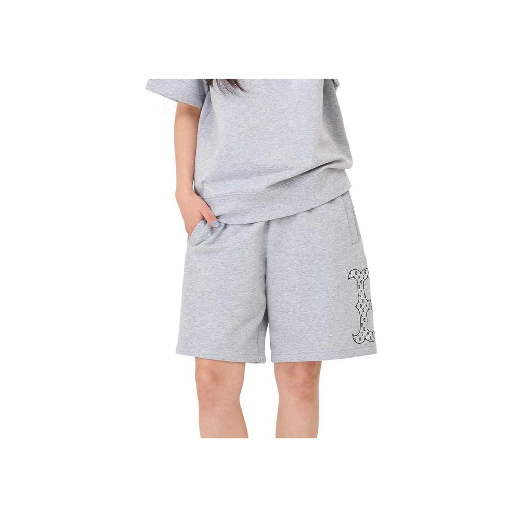 New MLB Boston Red Sox Casual Shorts Unisex Heather Gray 3ASPM0143-43MGS