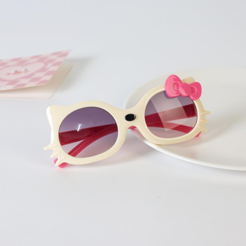 Cat-Shaped Sunglasses for Kids - Cute and Trendy Cartoon Sun Protection for Boys and Girls