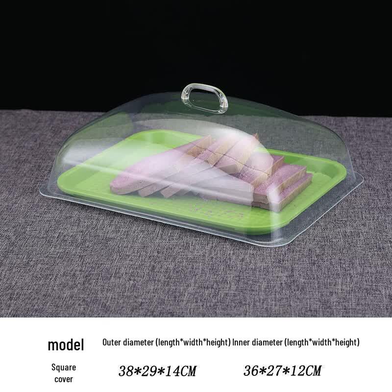 Rectangular Transparent Plastic Food Cover