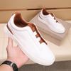 New autumn men's shoes first layer cowhide board shoes XXX straps lightweight deerskin casual shoes sports overalls white shoes