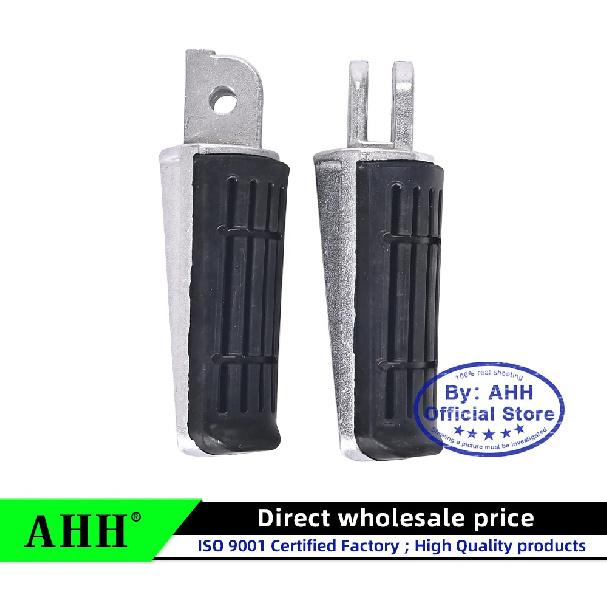 CVK 1Pair Aluminum Alloy Anti-Skid Black CNC Folding Foot Pegs Pedal Rest Front and Rear Footpegs Footrest For YAMAHA FZ6N