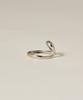 Novice Tokyo Double Layered Hoop Ear Cuff / Silver