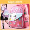 Adorable Cartoon Kids Backpack For Boys And Girls Nylon Lightweight Cute School Bag