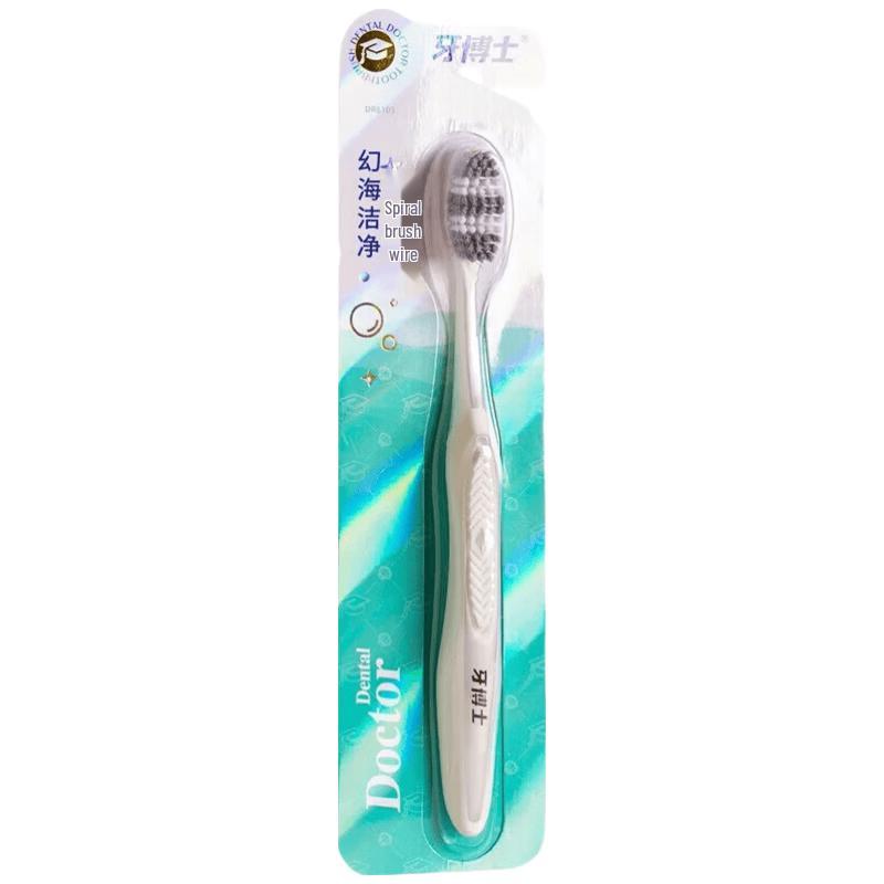 Dr. Tooth Spiral Bristle Soft Toothbrush (5-Pack)