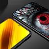 Spooky Scary Red Eye Phone Case Cover  for Xiaomi Poco F7 Ultra F6 F5 F4 F3 X6 X5 X4 X3 NFC C51 C55 M4 GT 5G Soft TPU Shell Bags
