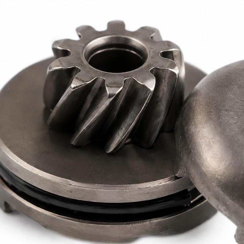 1PE40QMB Reference Kick Starter Gear Set, Metal Replacement Components with External-Tooth Gear and Separate Cover with Splined Center Opening