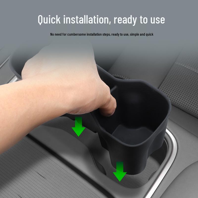 23-24 NIO ES6 Center Console Cup Holder Cover - Car Storage & Decoration Accessories