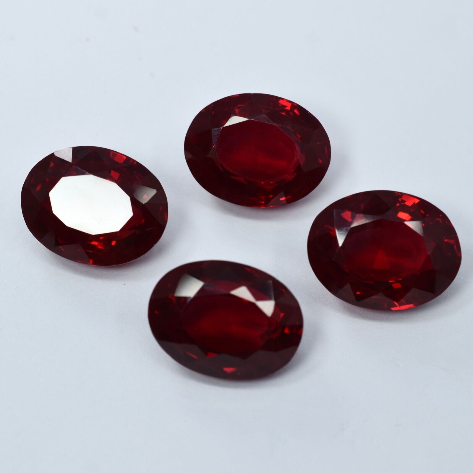 

120 Ct AA+ Natural CERTIFIED Ruby Pigeon Blood RED Loose Gemstone OVAL Cut Lot YYs-6124 20 approx червоний