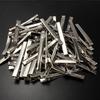 50 Pcs Metal Single Prong Alligator Women Hair Clips Barrette DIY 32mm-75mm