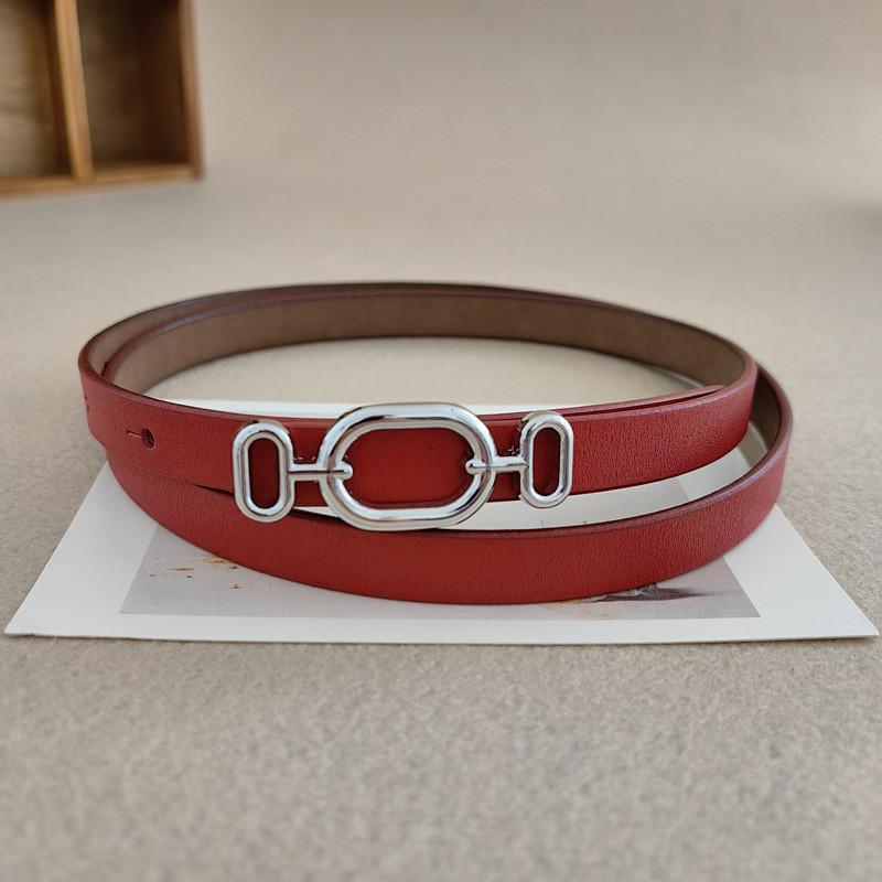 Handcrafted Leather Waist Belt For Women Alloy Clasp Designed Casual Formal Wear