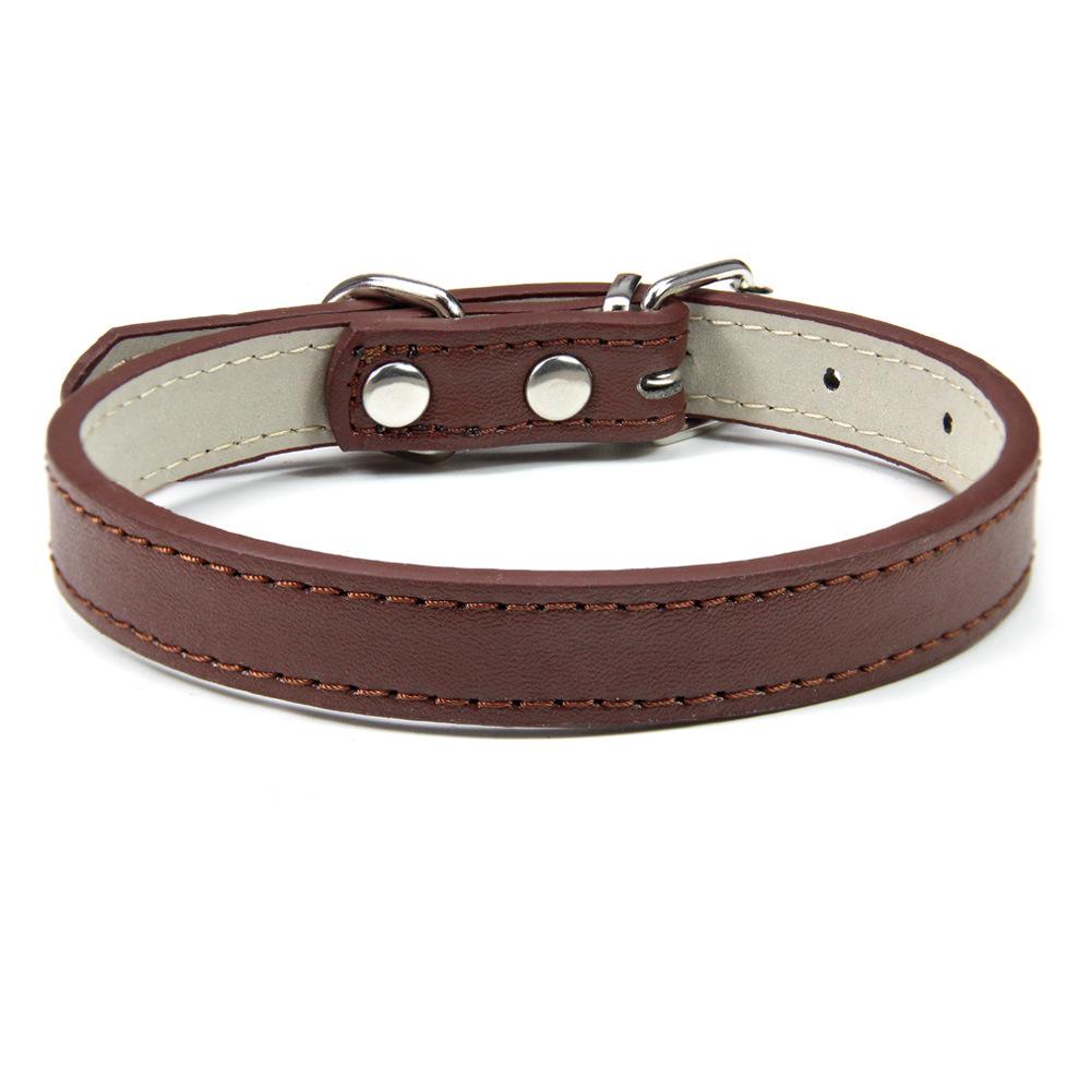 PU Leather Collar for Small & Medium Dogs & Cats - 2024 Pet Accessories
