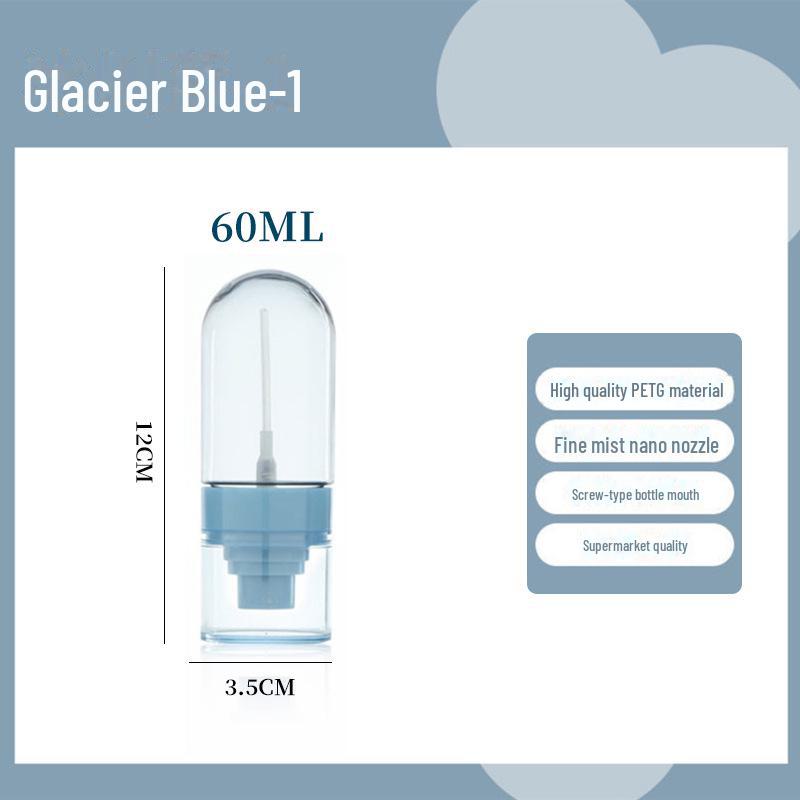 

Нано-увлажняющий спрей-флакон: Ультратонкий туман для лица, путешествий и дезинфекции 60ml прозрачный