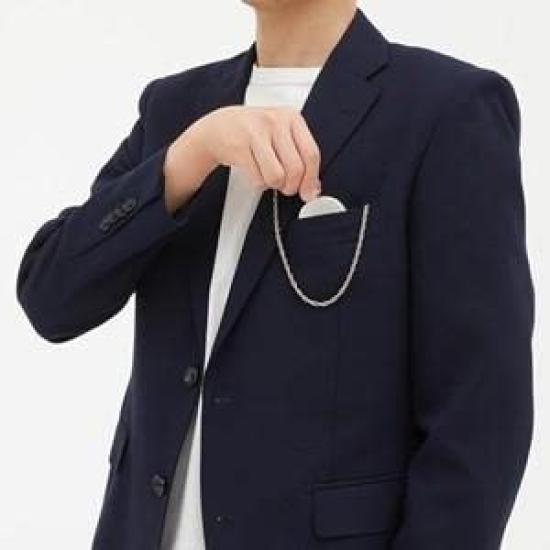 Unknown Tanita Pocket Watch Type 3D Sensor Pedometer Silver 4904785046733