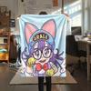 Dr. Slump  Print Flannel Blanket, High quality Comfortable for All Seasons, Home Decor, Warmth and Comfort