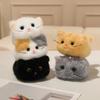 1 Stuks 25cm Schattige Mini Kitten Pluche Poppen Kawaii Pluizige Zwarte Kat Oranje Kat Grijze Kat Pluche Speelgoed Figuur Kat Speelgoed Verjaardagscadeau