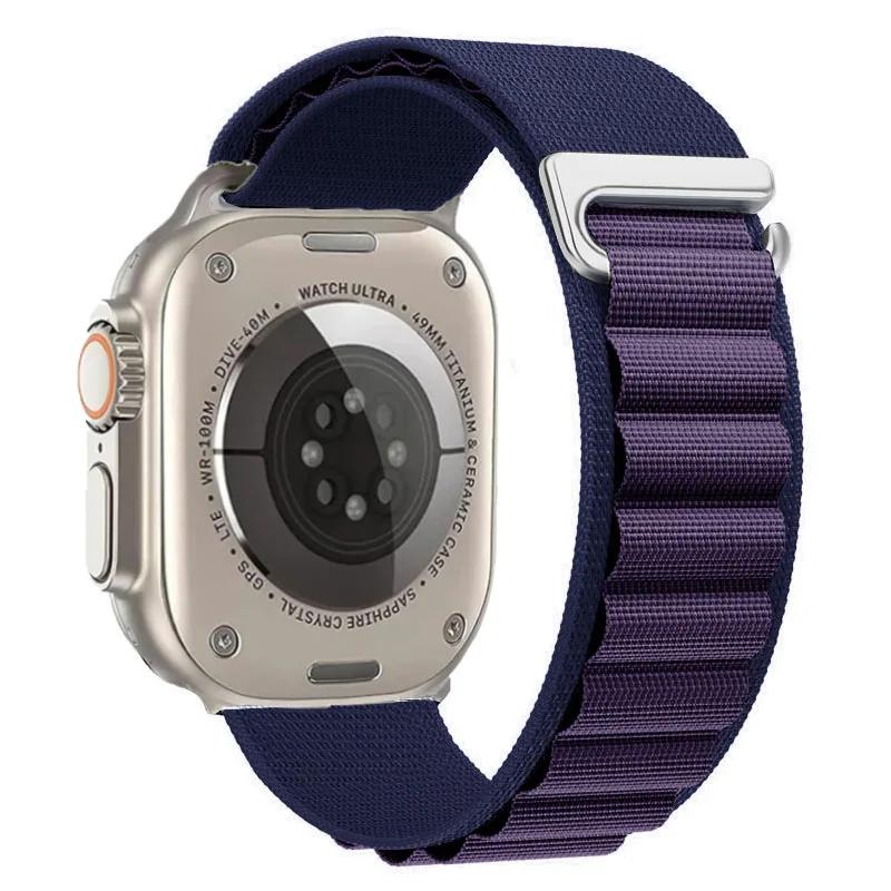 Alpine Loop Strap For Apple Watch Ultra 3 Band 49mm 11 10 9 8 7 46mm 42mm 45mm 41mm Nylon Sport Bracelet iWatch 6 5 SE 44mm Belt