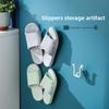 Cârlige autoadezive pentru papuci Rafturi pentru papuci Suport de depozitare pentru pantofi montat pe perete fără perforare Umeraș pentru uscare Accesorii pentru cârlige pentru încălțăminte pentru baie