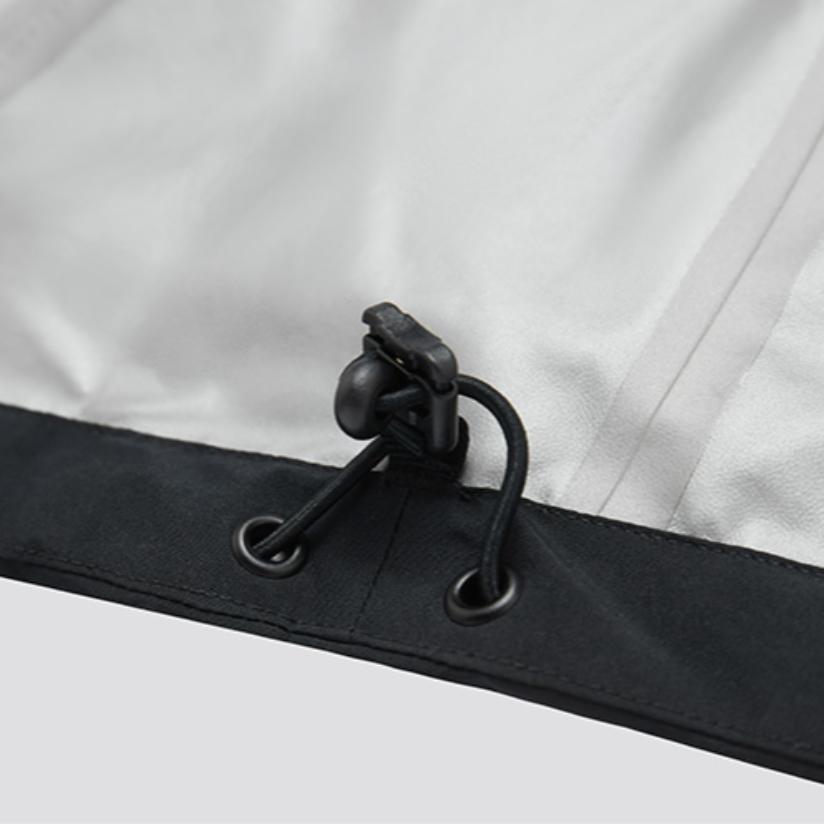 Salomon Outdoor Windproof Waterproof Breathable Hooded Jacket Unisex Jackets Black C18592