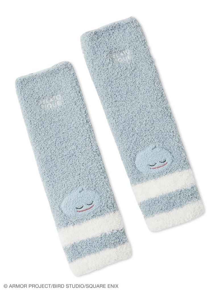 Gelato Pique Dragon Quest Baby Powder Slime Romper Leg Warmer Set BLU & (PBNO255419, 80)