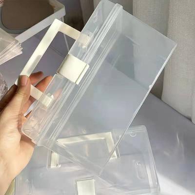 Waterproof Storage Case Transparent Desktop Organizer Simple Family Emergency Kit Box  Pen Pencils