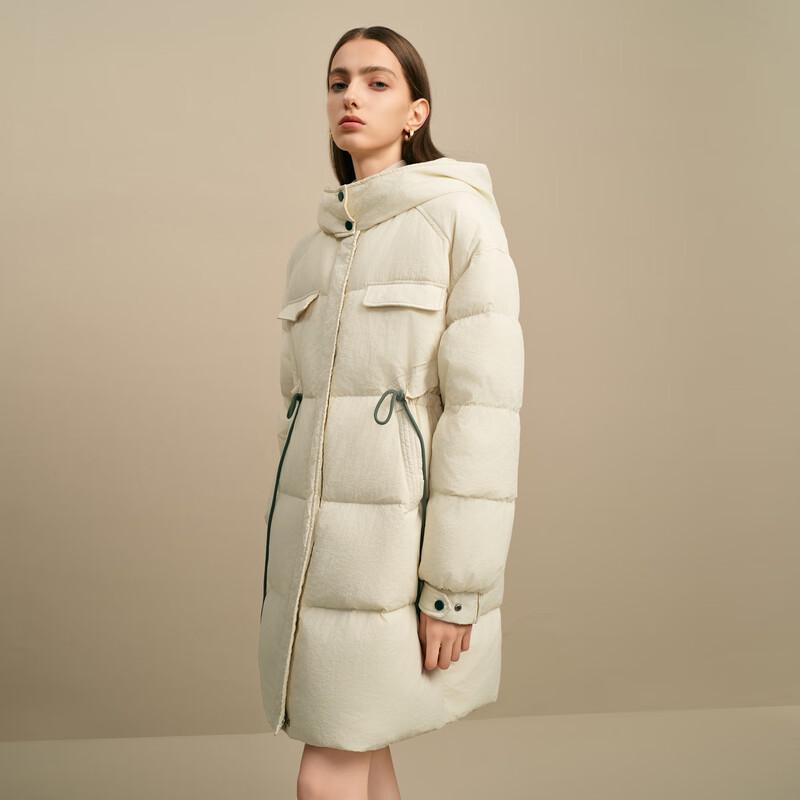 

Elva Island Women s Versatile Pleated Short Down Jacket L