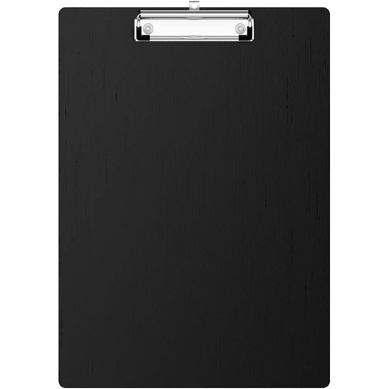 Hongri Aluminum Contractor Clipboard, Black Metal Construction with Low Profile Metal Clip, 12.5 x 9 in, Letter Size, Office Supply & School Supply чёрный