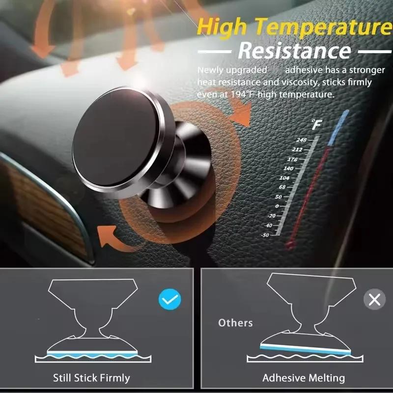 Magnetic Car Phone Holder Magnet Mount Mobile Cell Phone Stand GPS Support For iPhone 15 13 12 Pro Xiaomi Huawei Samsung Oneplus