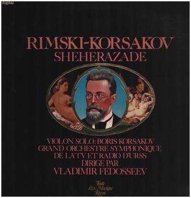LP Record NIKOLAI RIMSKY-KORSAKOV - THE GRAND - Sheherazade LDX78756 Melodia / Le Ch 1982 France Classical Used